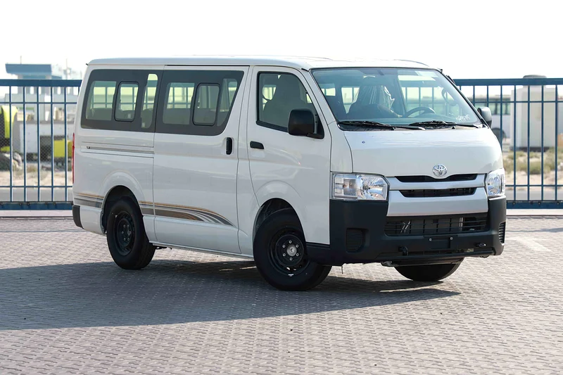 2024 Toyota Hiace 2.5 15str Standard Roof White inside Dark Grey