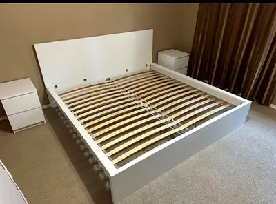 Ikea malm bed with mattress