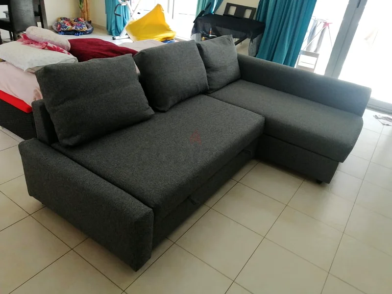 ikea sofa cum bed L shape with big storage