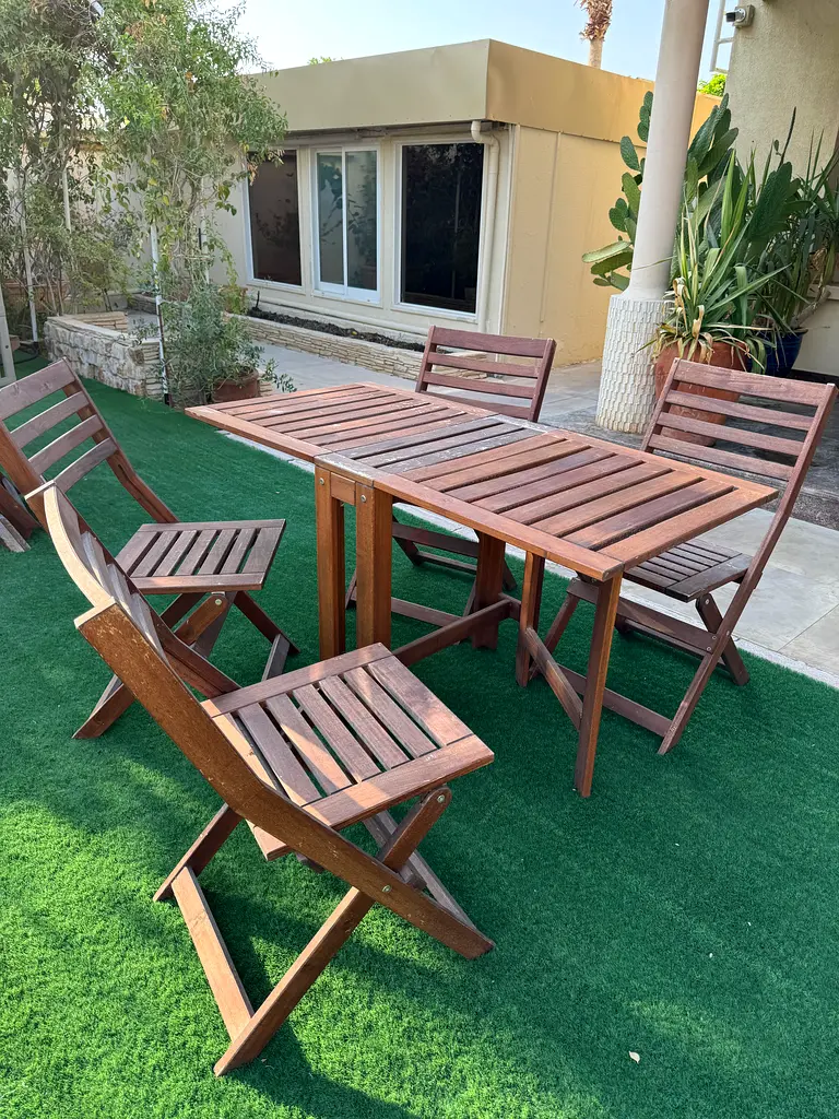 IKEA Applaro outdoor table and 4 chairs (plus 2 chairs free)