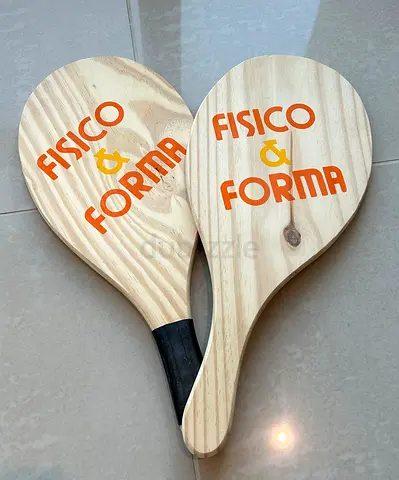 Beach Tennis Wooden Racquet