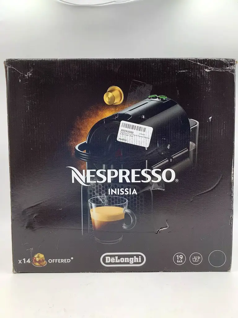 Delonghi Nespresso Inissia Coffee Machine Black
