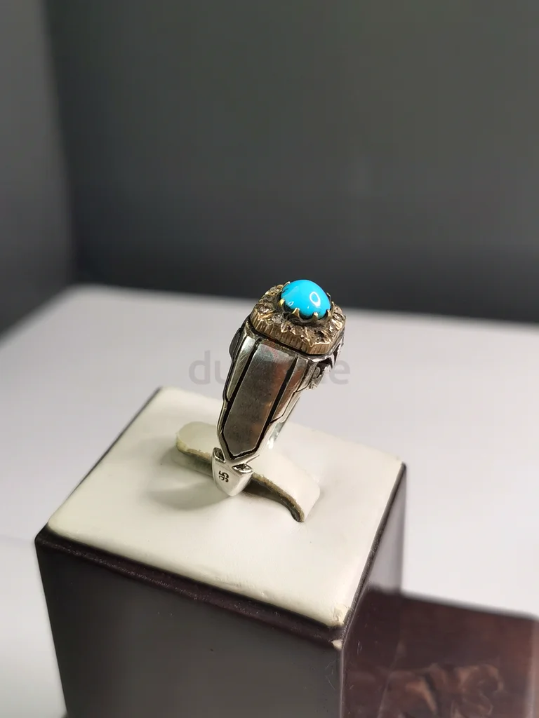 Nishaburi pure turquoise stone ring - Pure Nishabur turquoise stone ring63231694079874111