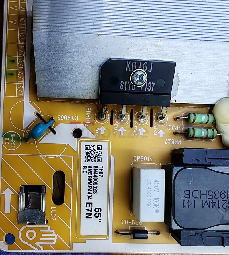 Power Supply Board samsung L65e7n RHS Bn4400932s