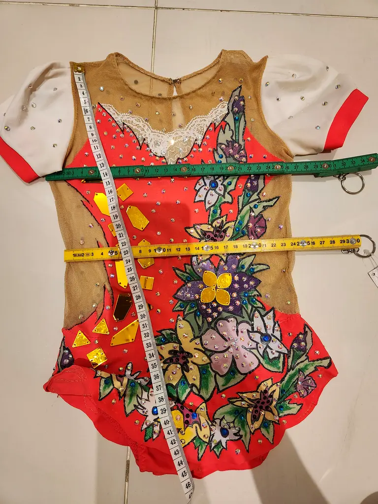 Rhythmic gymnastic leotard for 4 6 years old girls