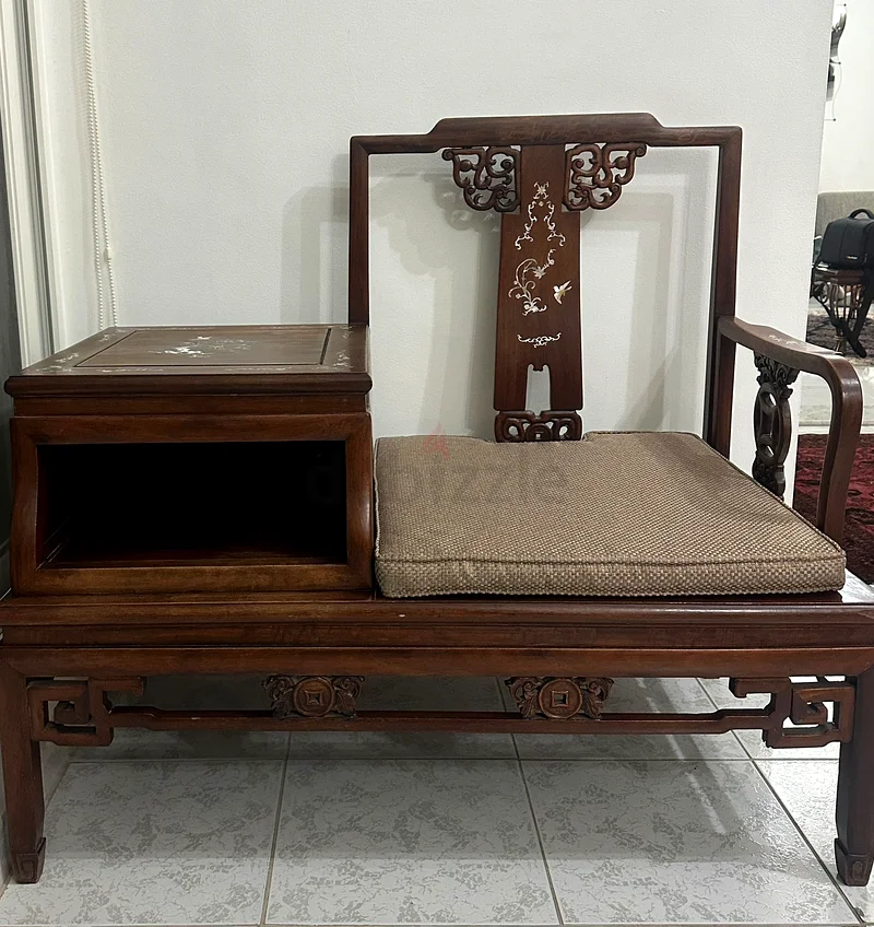 Wooden antique chair