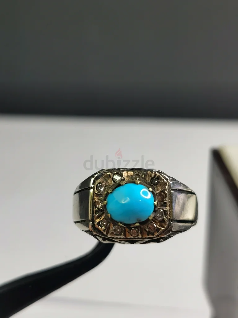 Nishaburi pure turquoise stone ring - Pure Nishabur turquoise stone ring63231694079874113