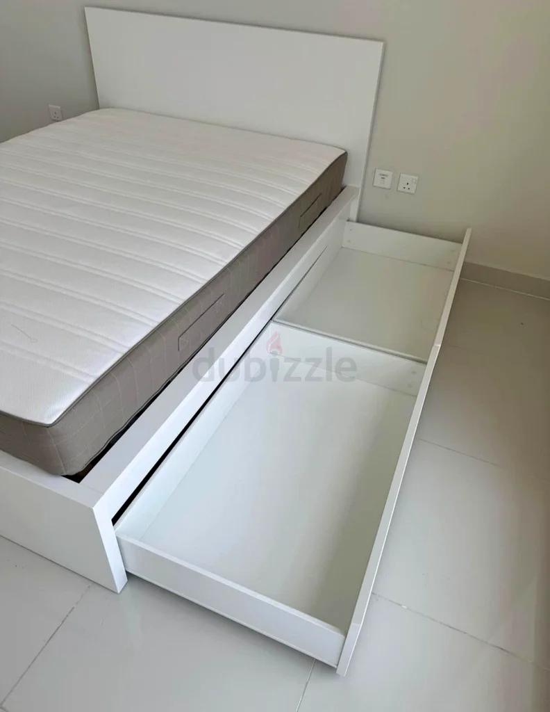 Ikea malm bed with mattress