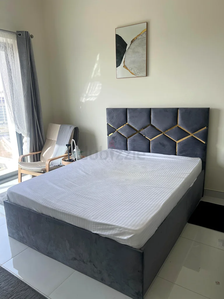 Queen Bed with Mattress Both Only 11 month used