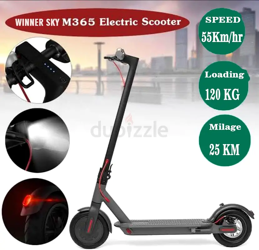 Version M365 Fast Folding scooter FREE DELIVERY TO DXB