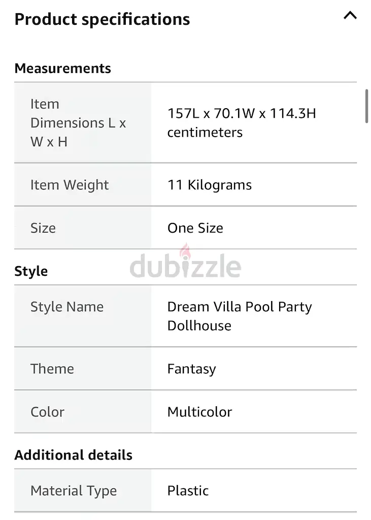 Barbie Dreamhouse, Pool Party Doll House 75 Pieces 3Story Slide, Pet