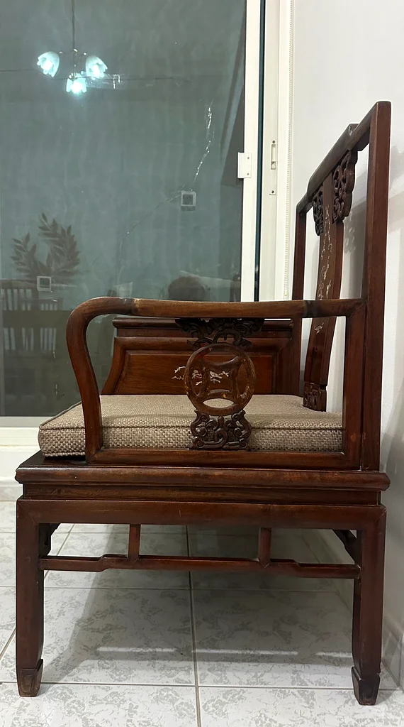 Wooden antique chair