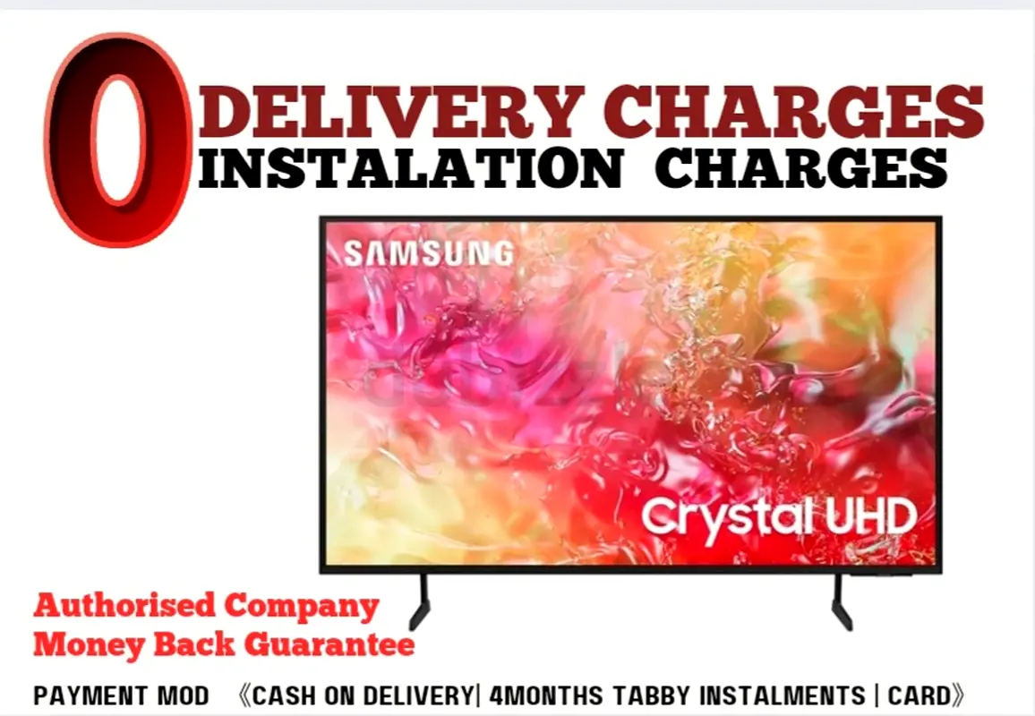 Samsung 58 Smart Crystal UHD TV4K Warranty 1 Year