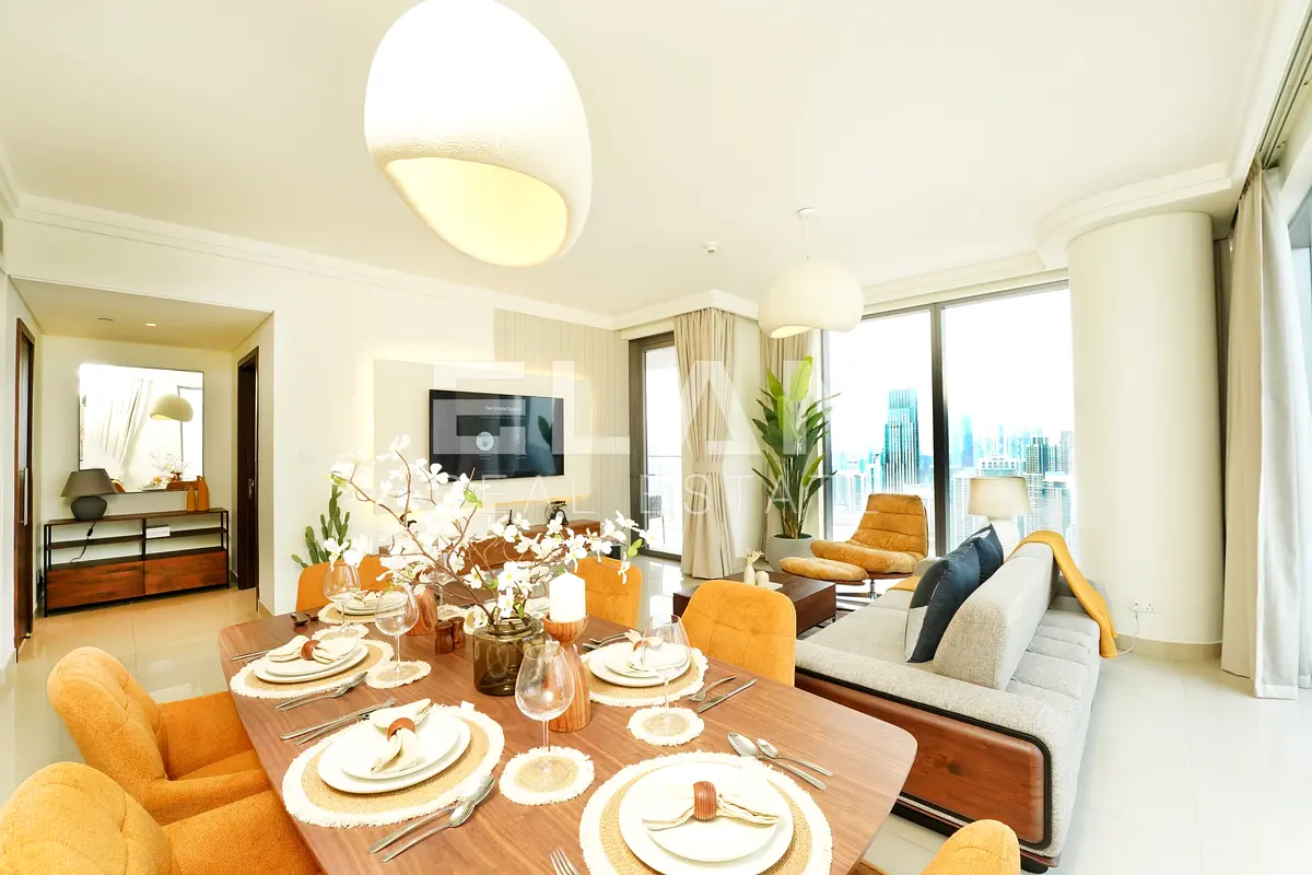 Apartment Luxury Living Burj Khalifa View Fully Furnished Dubai