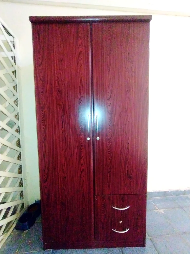 2 Door Wooden Wardrobe