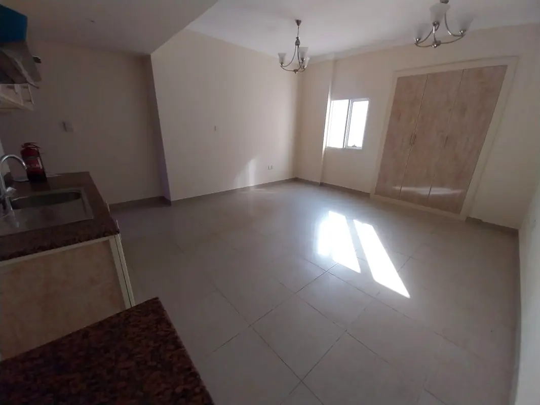 Apartment Largest studio for rent in Sharjah with builtin wardrobes