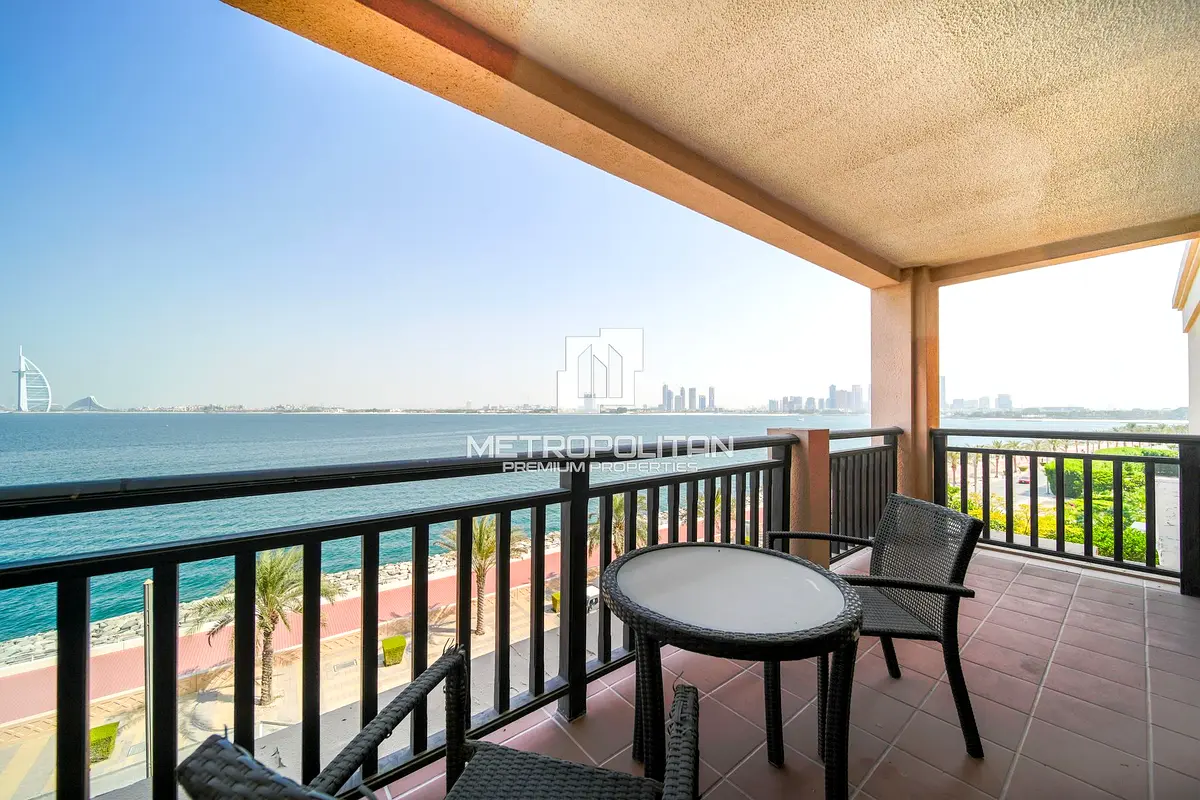 Apartment 2BR Furnished Full Sea and Burj Al Arab View Dubai