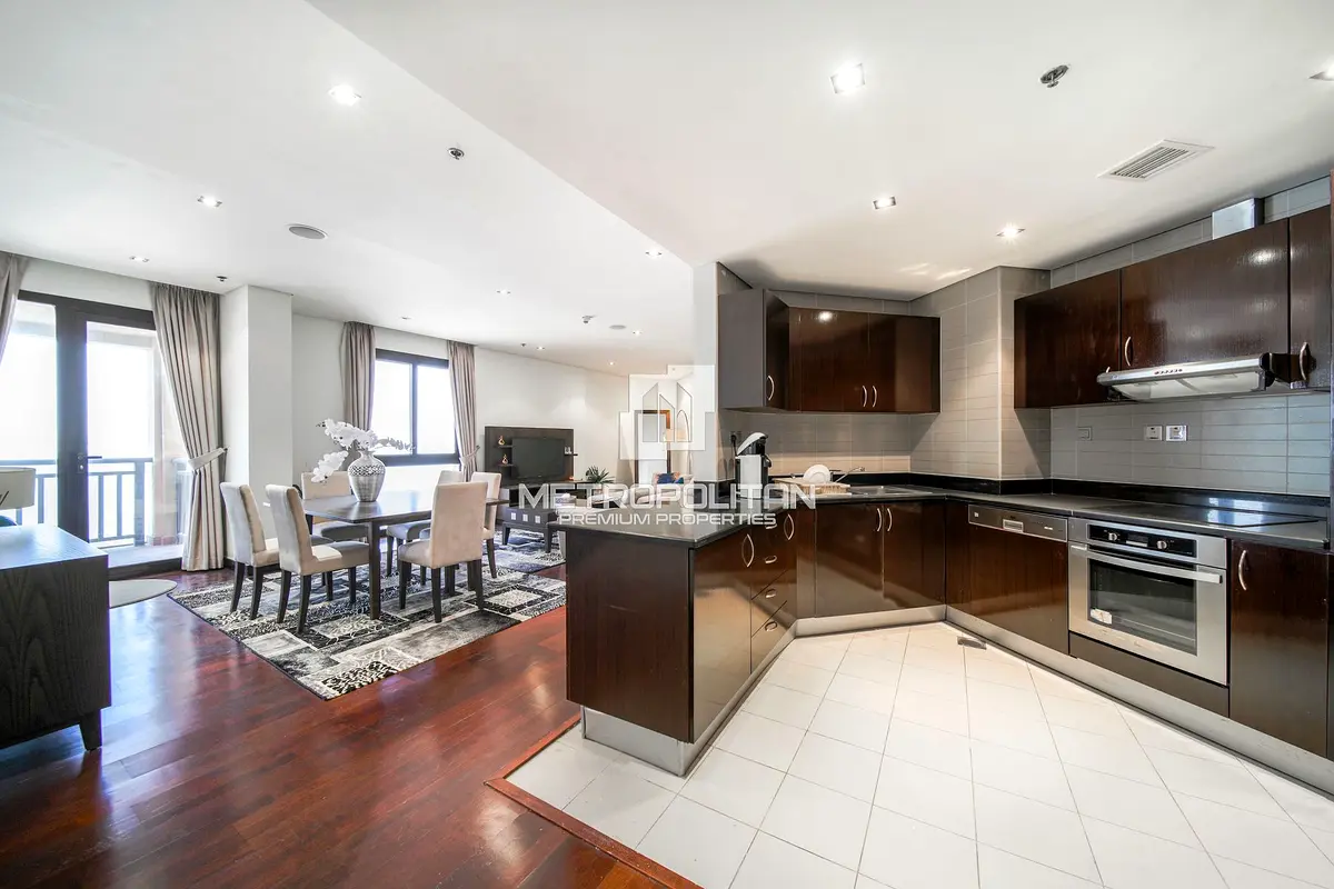 Apartment 2BR Furnished Full Sea and Burj Al Arab View Dubai