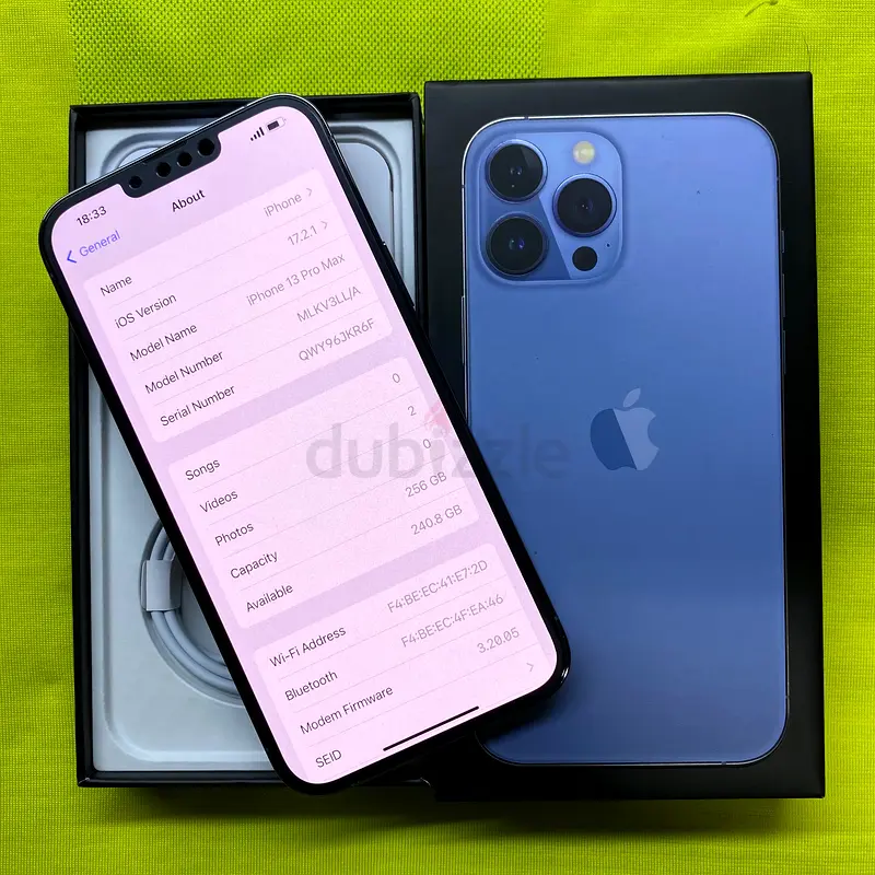 آيفون 13 برو ماكس 256 جيجابايت