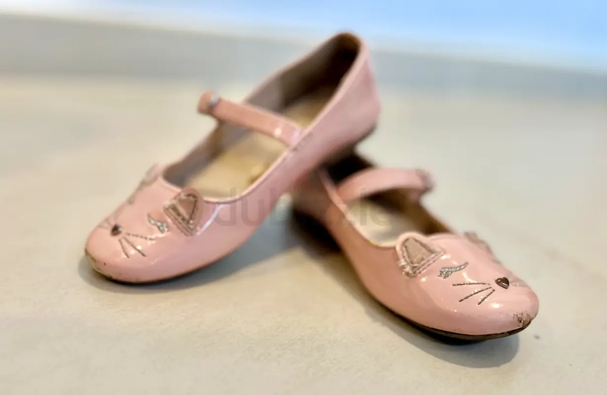 Cat Pink Girl Kids Shoes