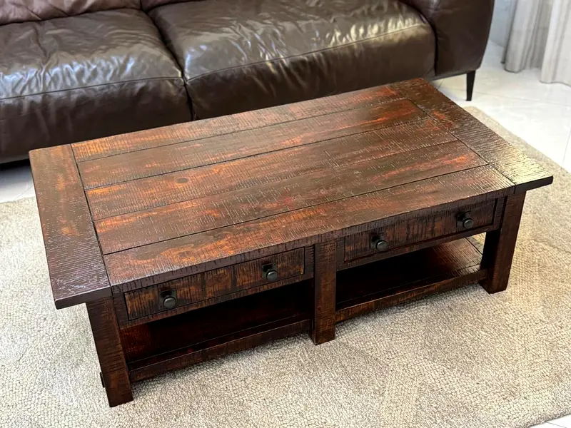 Pottery Barn Benchwright Wood Coffee Table