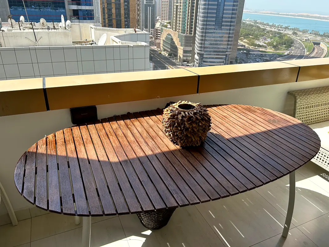 oval shape Patio outdoor table