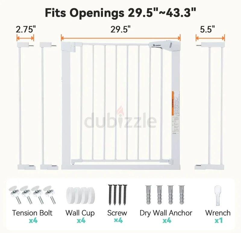 Tall Baby Gate for Stairs Doorways