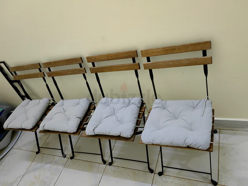 Ikea 4 Outdoor Chair with Cushion only AED130