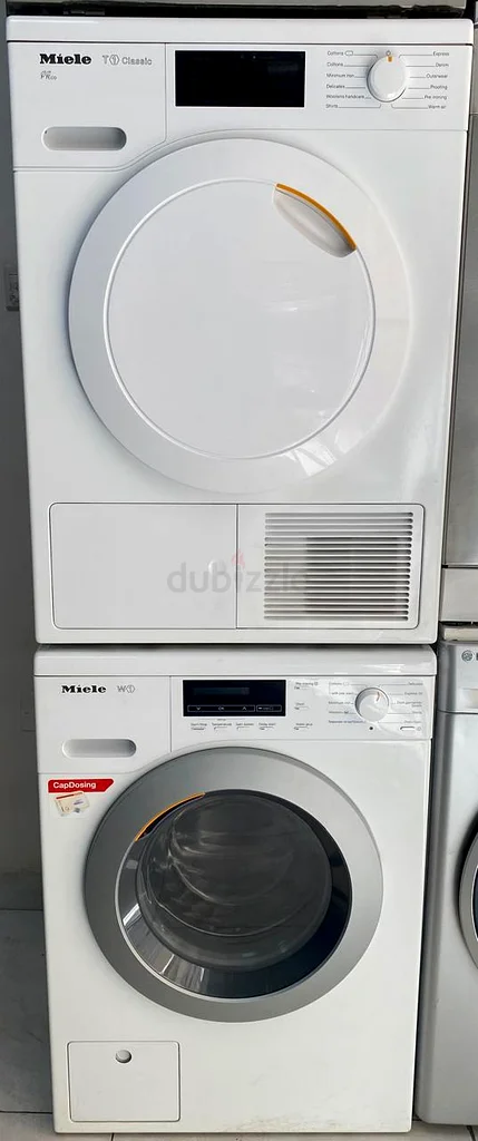Miele latest model 8 kg washing machine and 8 kg dryer seprate set made