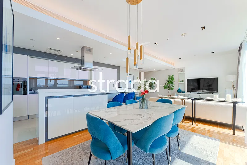 Apartment Sea and Ain view Corner balcony 2 + maid Dubai