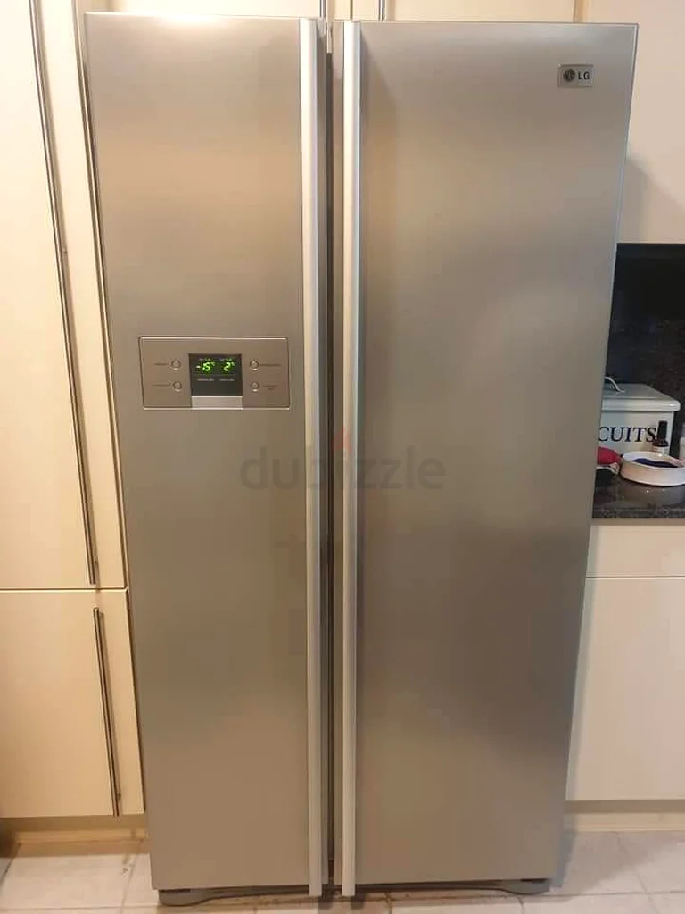 LG Side by Side Silver Fridge