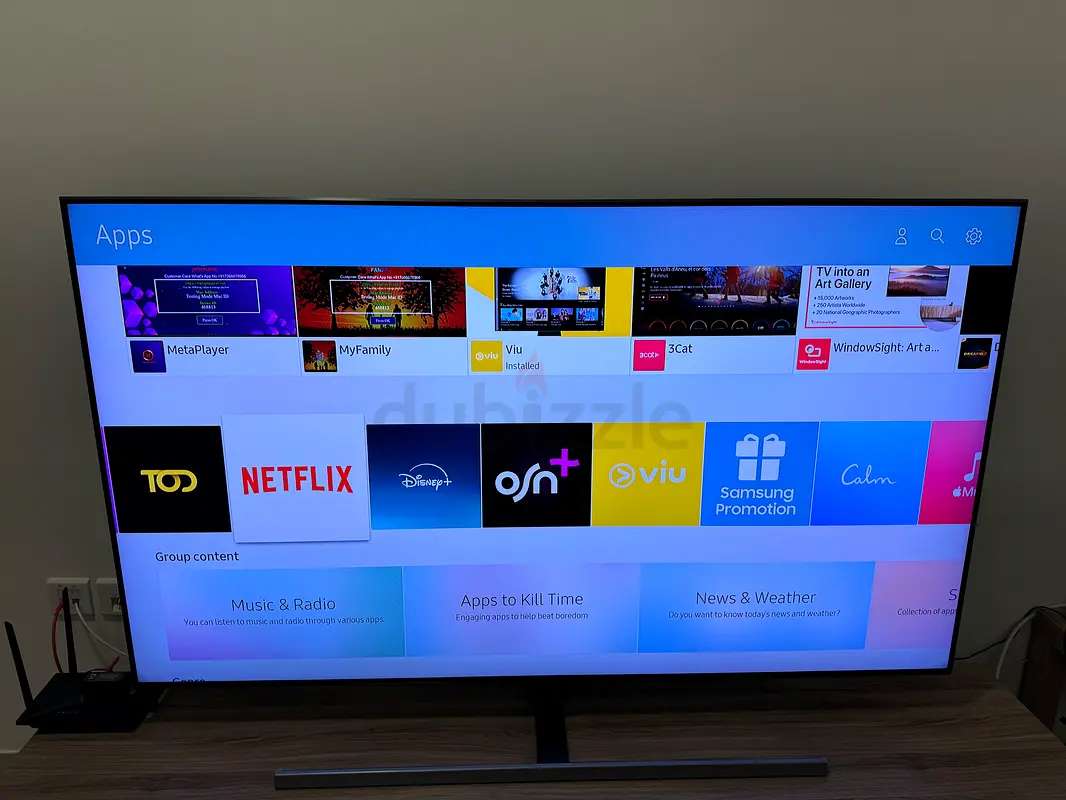 65” Samsung 4K QLED Smart TV Perfect Condition