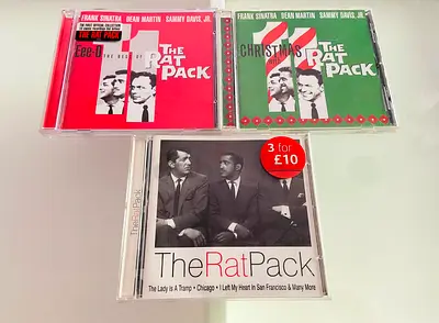 3 Rat Pack Music CD’s