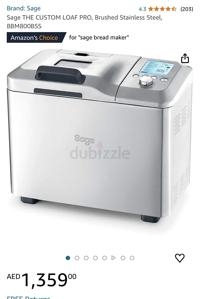 Brand new Sage bread maker