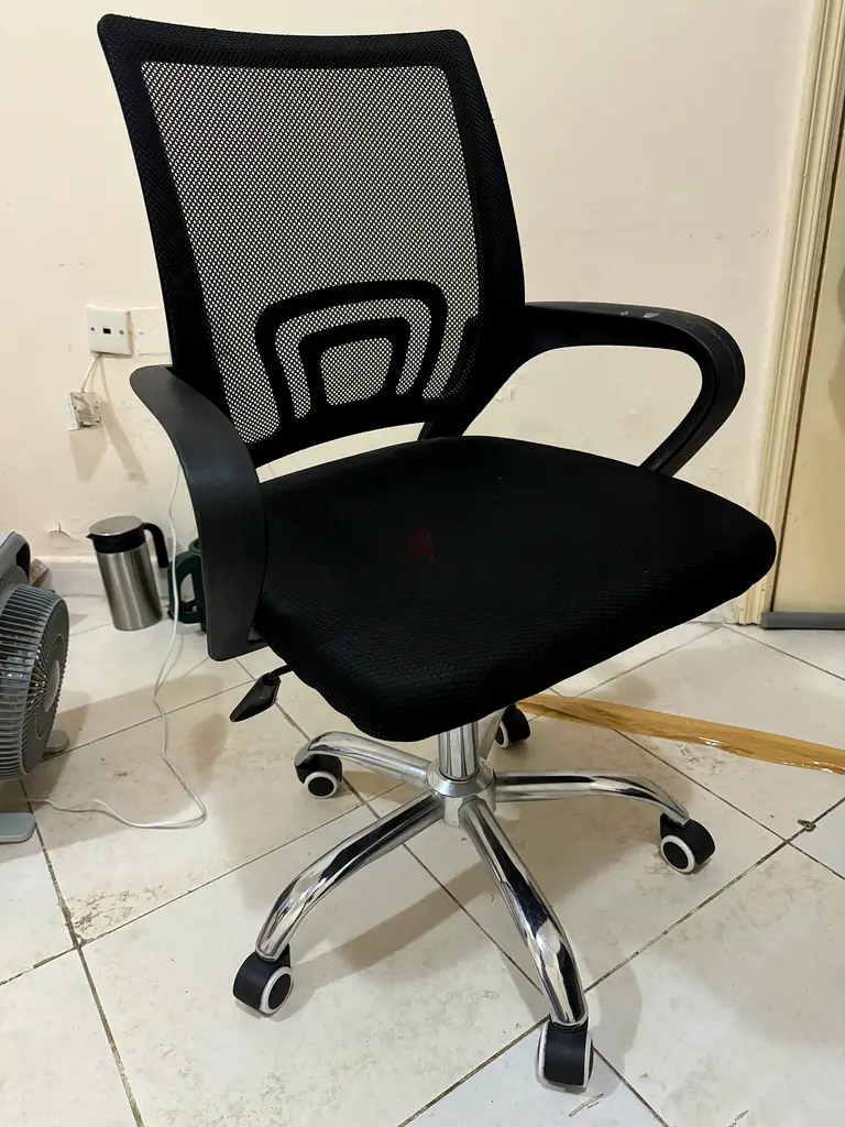 Computer table and chair