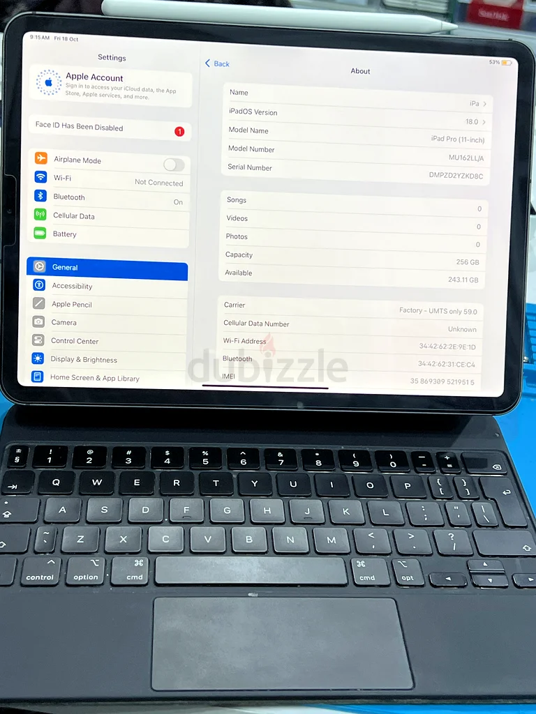 Apple iPad Pro 11 Wifi