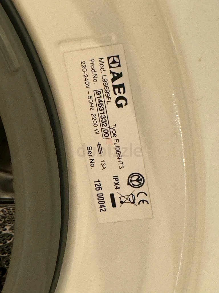 Washing machine AEG 8KG