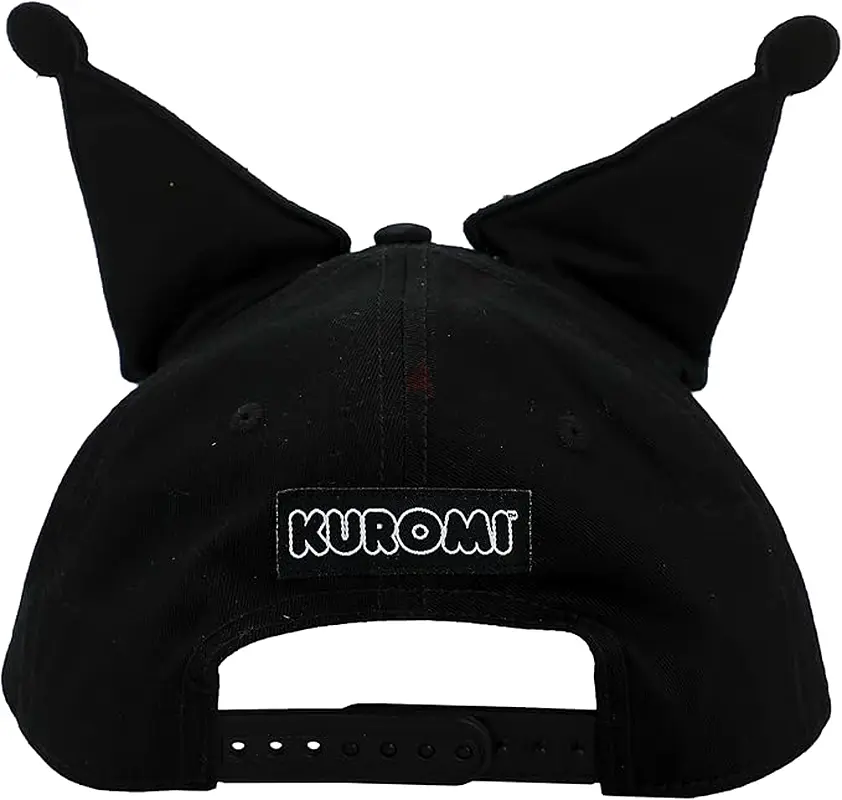 Kuromi Inspired Black Traditional Adjustable Hat