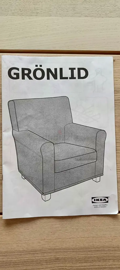 IKEA Gronlid single seater sofa without cover