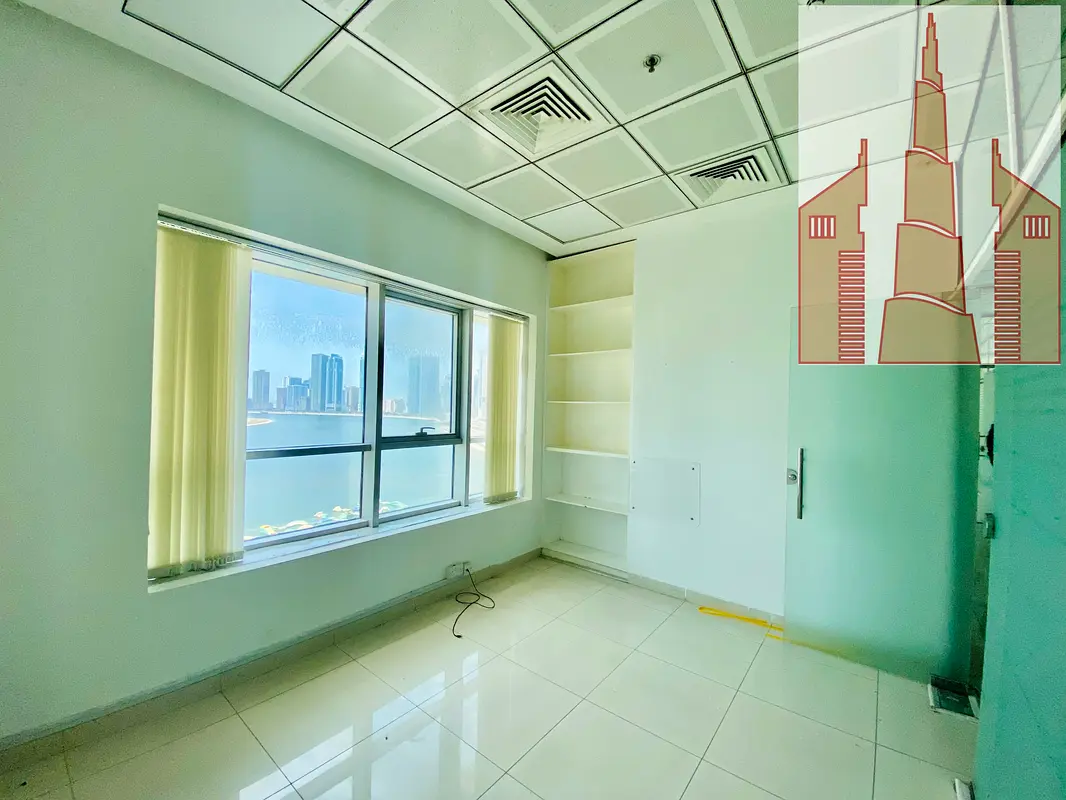 Office Chiller free sea view office available for rent in al khan