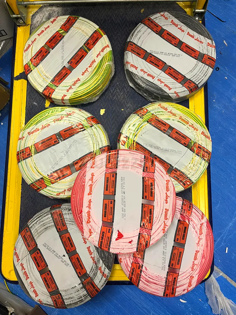 DUCab Electrical Cables 1Cx4.0SQMM CU/PVC Wire 100MTR