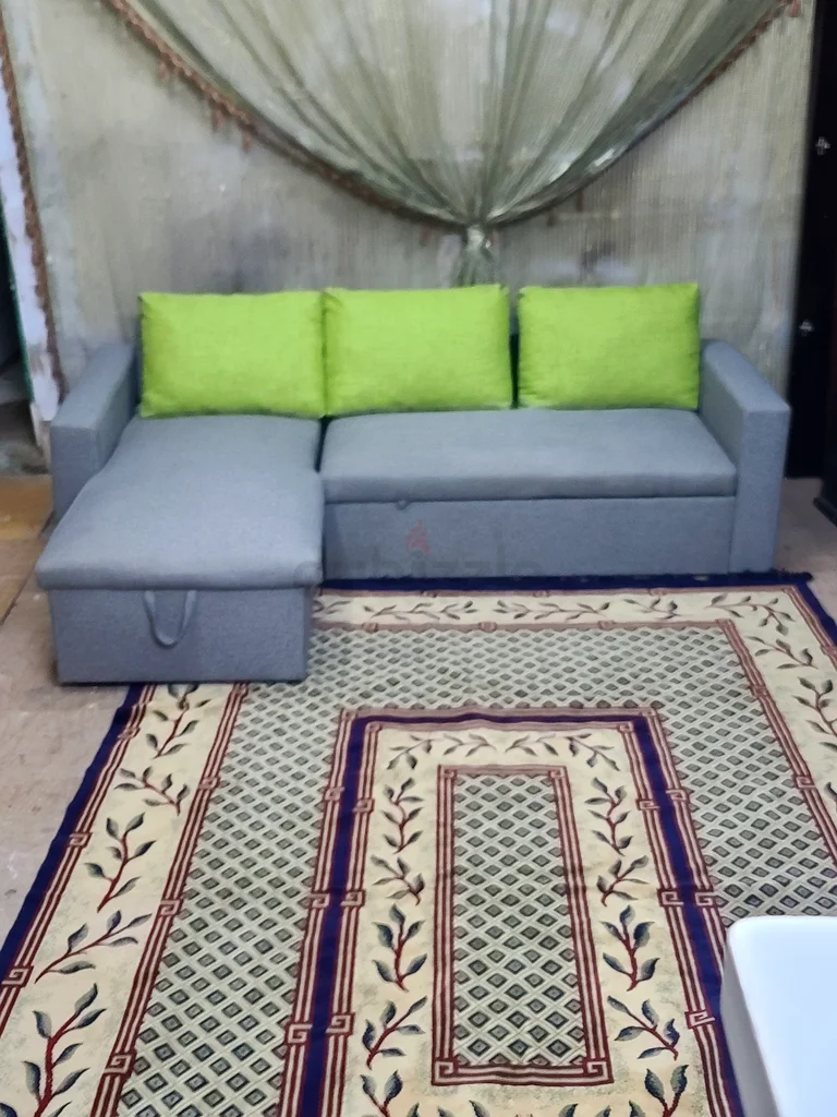 L Shaped Sofa Bed with Storage for Sale