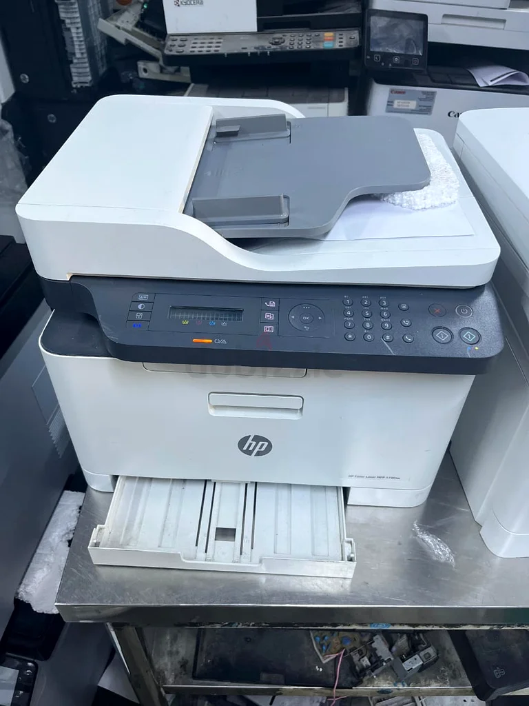 HP laserjet color printer usa model fnw179