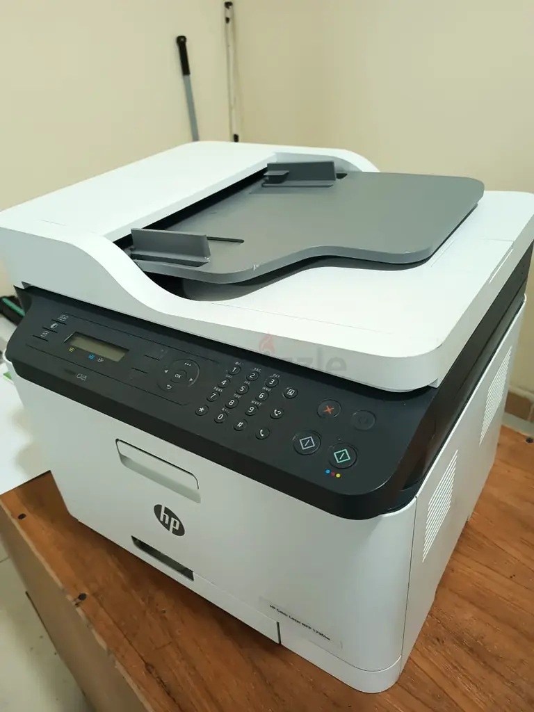 HP laserjet color printer usa model fnw179