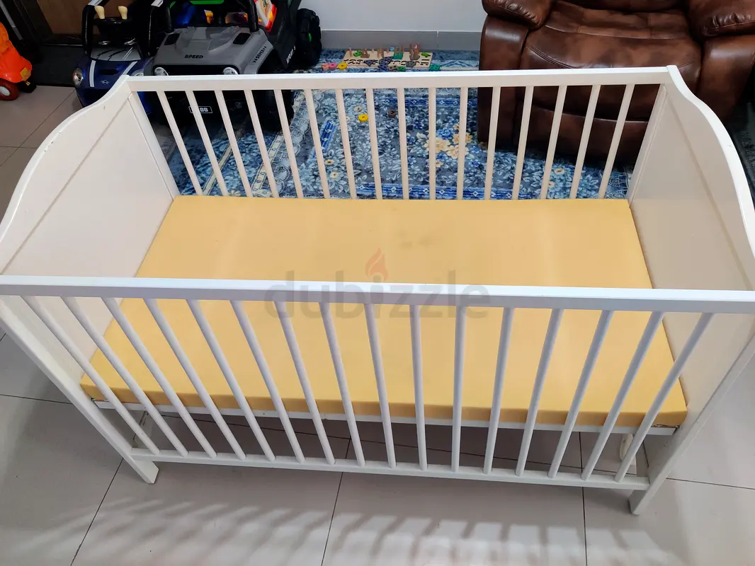 IKEA baby crib for sale with foam mattress