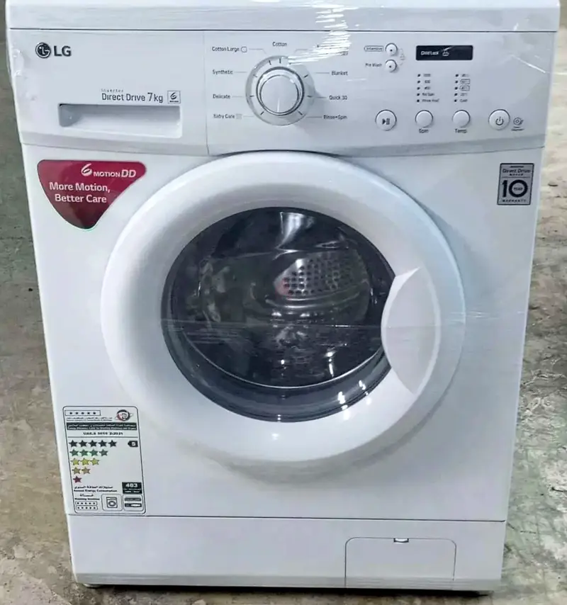 LG direct drive inverter washing machine 7kg for sale