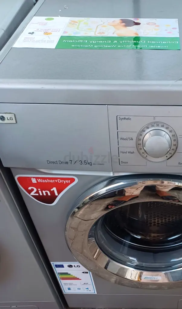 LG 7/3.5 washer and dryer 2 in 1 washing machine for sale