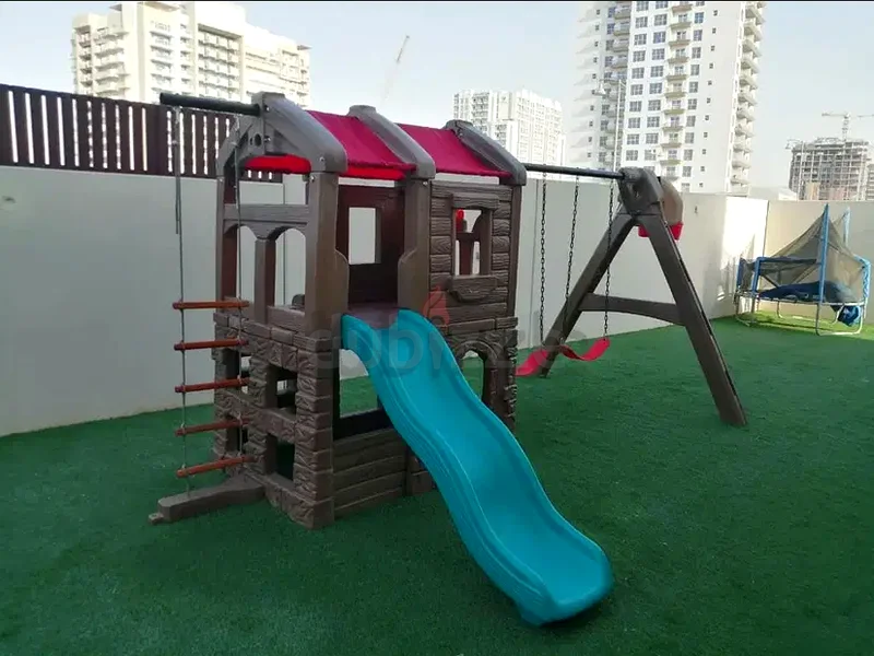 Kids Pro Slide And Swings With Climbing Wall