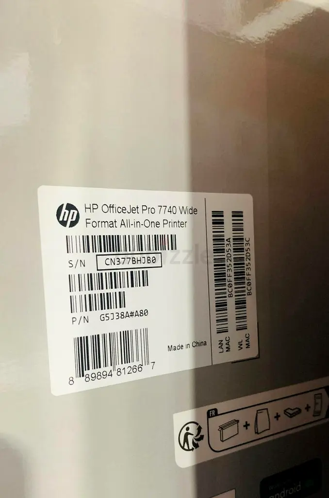 HP OfficeJet Pro 7740 Wide Format AllinOne Printer