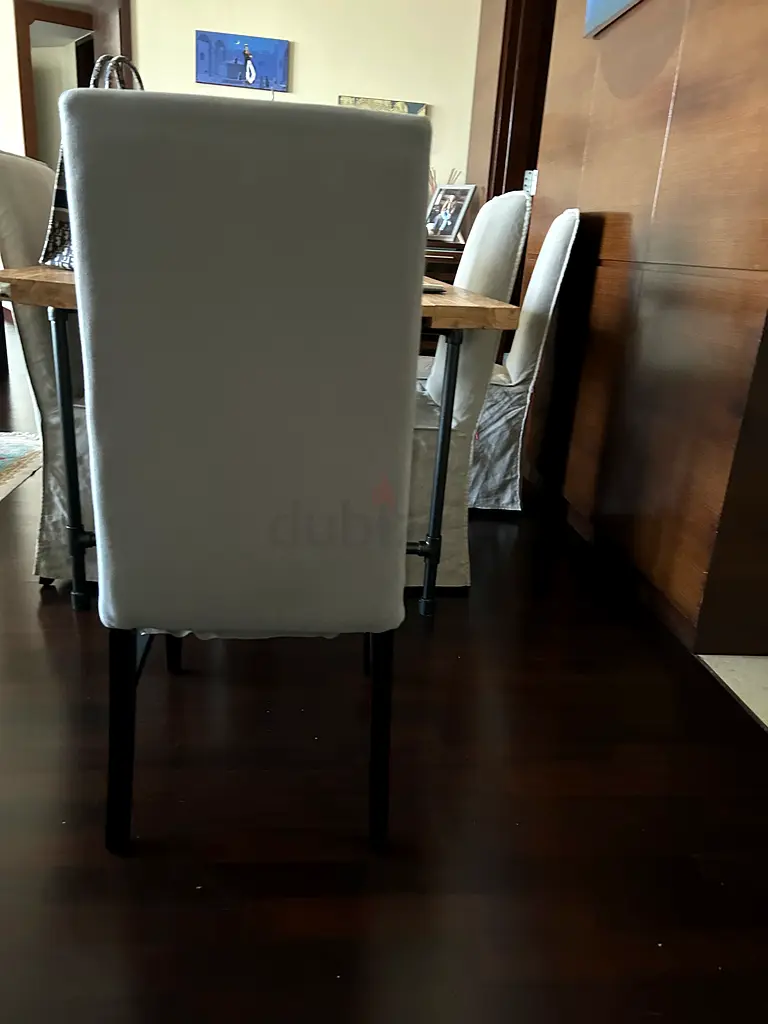 Dining table and chairs